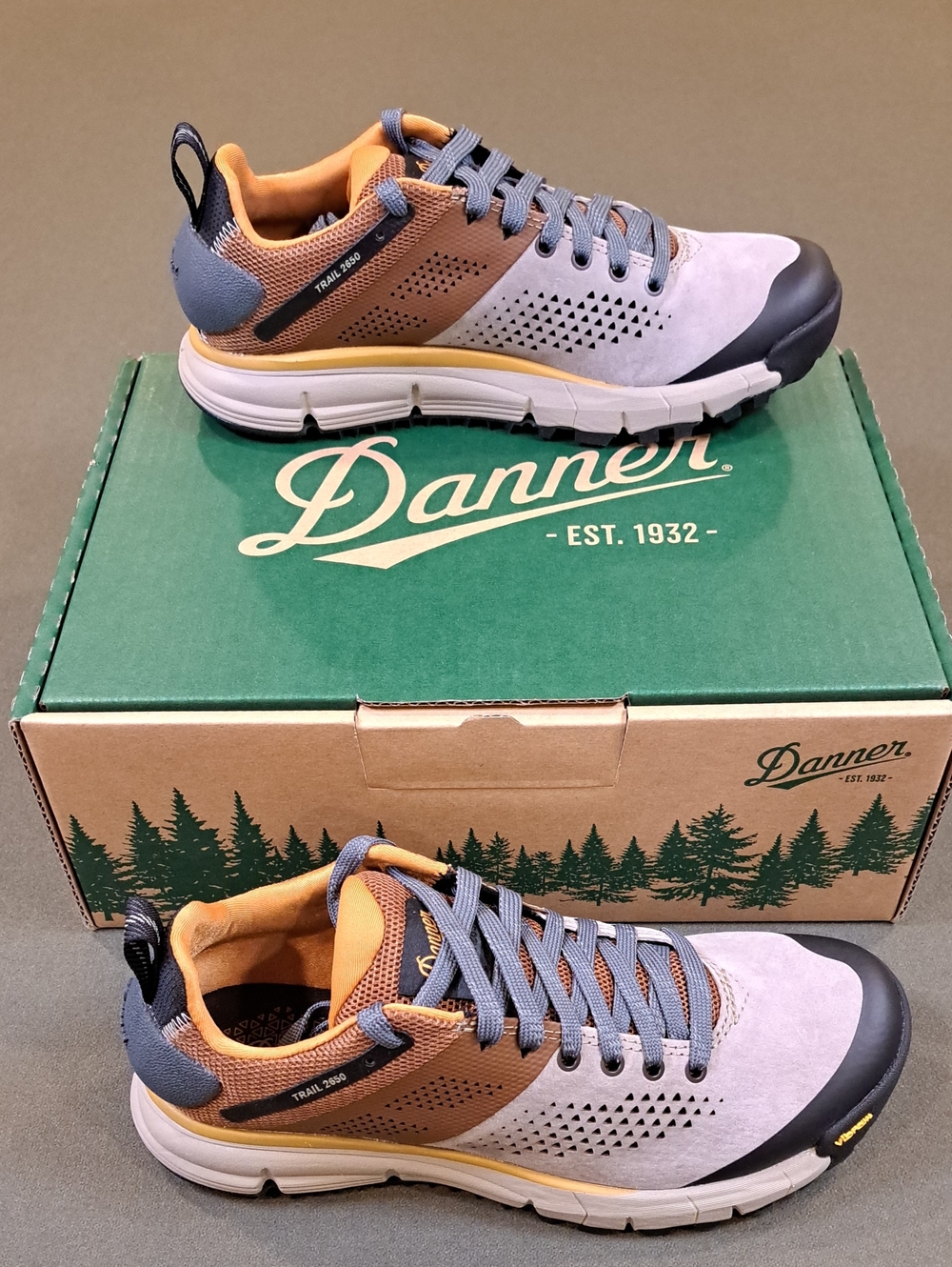 Danner Trail 2650 Sneakers in Gray, Blue, Tan
